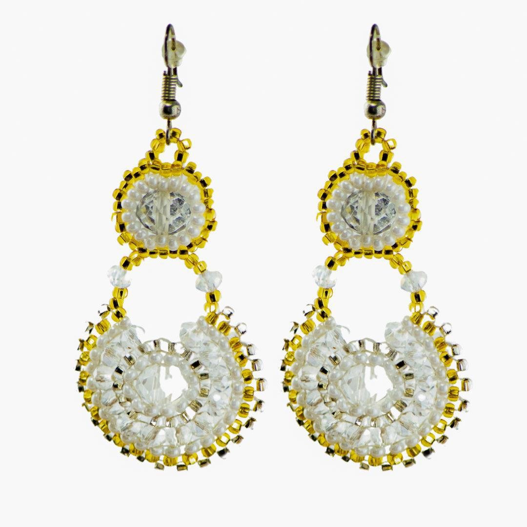 Chloe Seed Bead Earrings - Guatemala Jewelry La Vie Bien Chloe Seed Bead Earrings - Guatemala