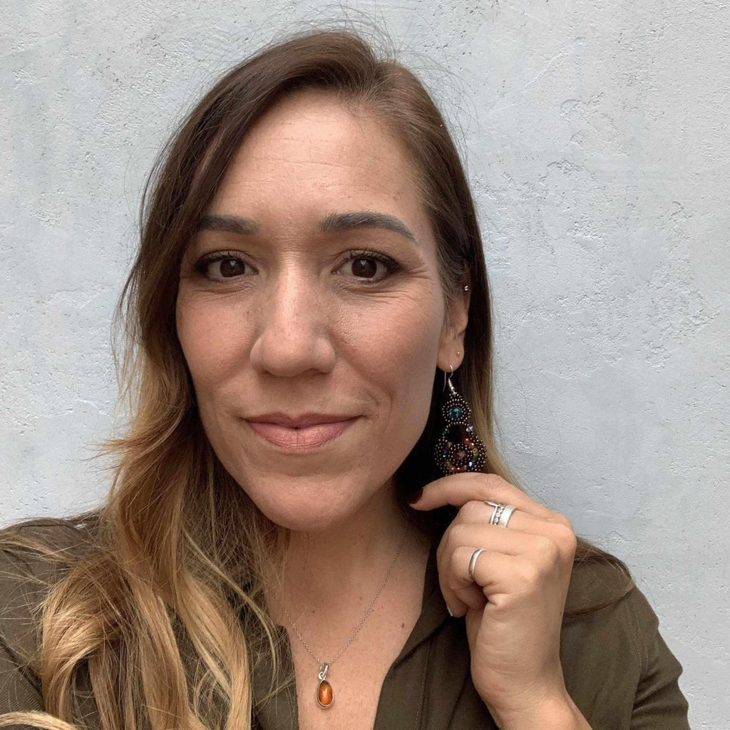 Chloe Seed Bead Earrings - Guatemala Jewelry La Vie Bien Chloe Seed Bead Earrings - Guatemala