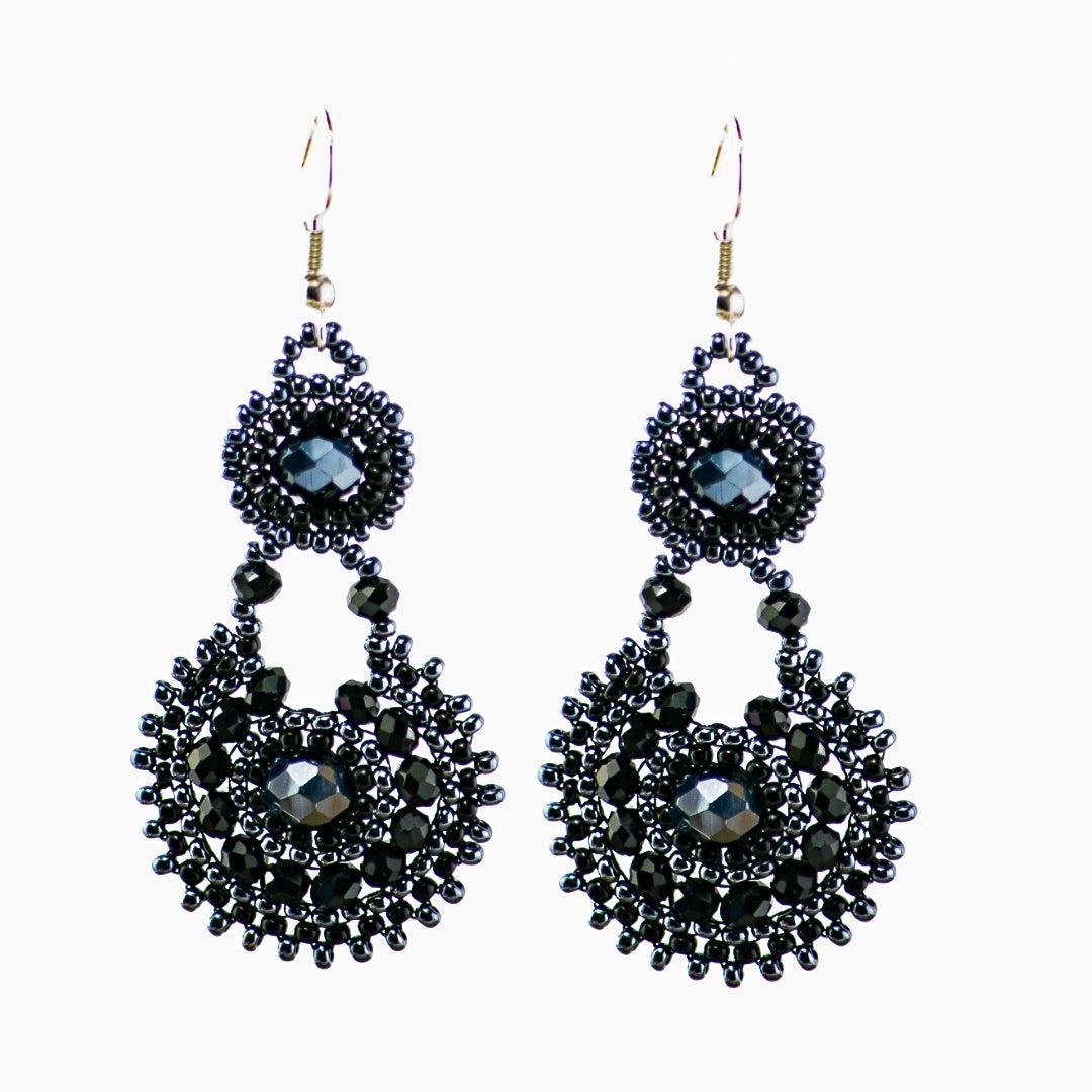 Chloe Seed Bead Earrings - Guatemala Jewelry La Vie Bien Chloe Seed Bead Earrings - Guatemala