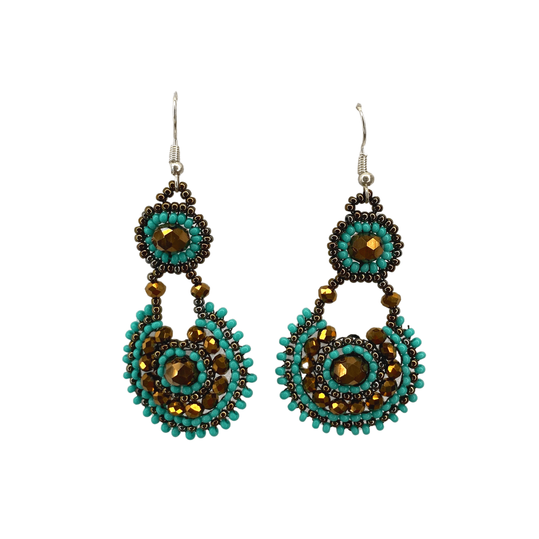 Chloe Seed Bead Earrings - Guatemala Jewelry La Vie Bien Chloe Seed Bead Earrings - Guatemala