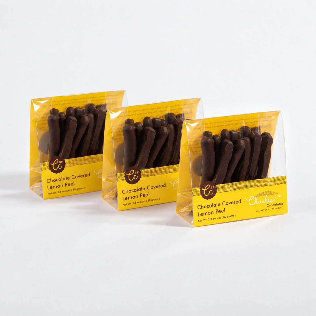 Chocolate Covered Lemon Peel (Three Pack) Treats La Vie Bien Chocolate Covered Lemon Peel (Three Pack)