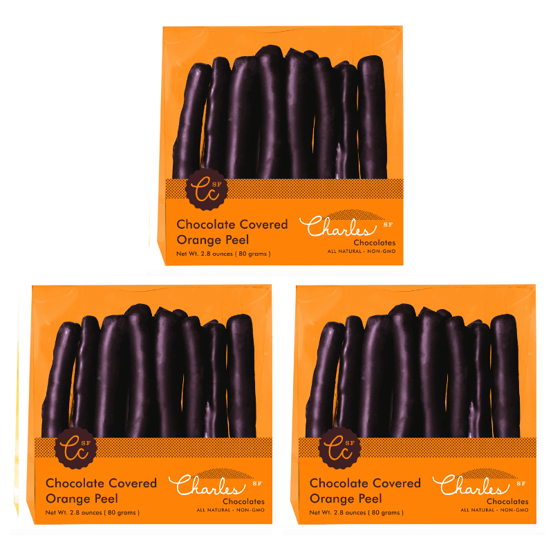 Chocolate Covered Orange Peel (Three-Pack) Treats La Vie Bien Chocolate Covered Orange Peel (Three-Pack)