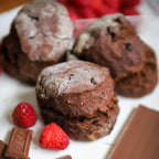 Chocolate Raspberry Buttermilk Scones Scones La Vie Bien Chocolate Raspberry Buttermilk Scones