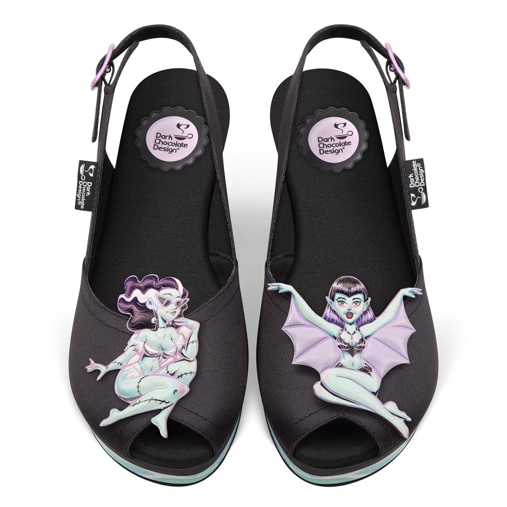 Chocolaticas® Beach Ghouls Women's Sandal Sandals La Vie Bien Chocolaticas® Beach Ghouls Women's Sandal