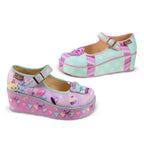 Chocolaticas® Birthday Buddies Women's Mary Jane Platform Mary Jane Platforms La Vie Bien Chocolaticas® Birthday Buddies Women's Mary Jane Platform