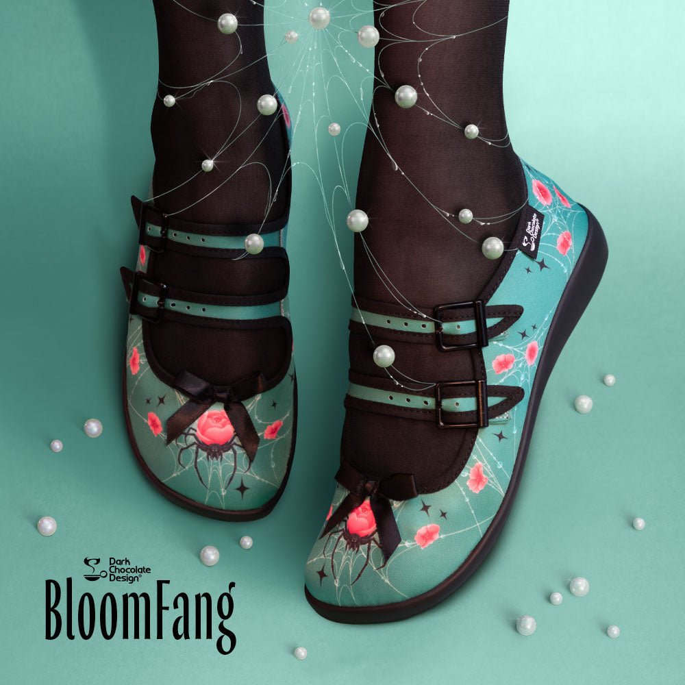 Chocolaticas® Bloomfang Women's Mary Jane Flat Mary Jane Flats La Vie Bien Chocolaticas® Bloomfang Women's Mary Jane Flat