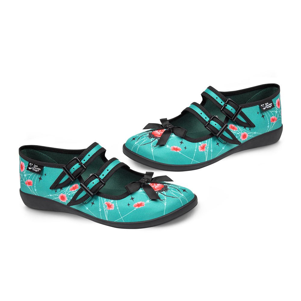 Chocolaticas® Bloomfang Women's Mary Jane Flat Mary Jane Flats La Vie Bien Chocolaticas® Bloomfang Women's Mary Jane Flat
