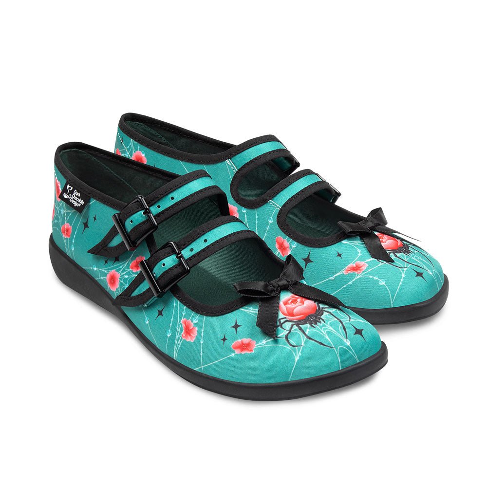 Chocolaticas® Bloomfang Women's Mary Jane Flat Mary Jane Flats La Vie Bien Chocolaticas® Bloomfang Women's Mary Jane Flat