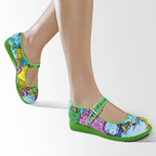 Chocolaticas® Bon Voyage Women's Mary Jane Flat by Hot Chocolate Design