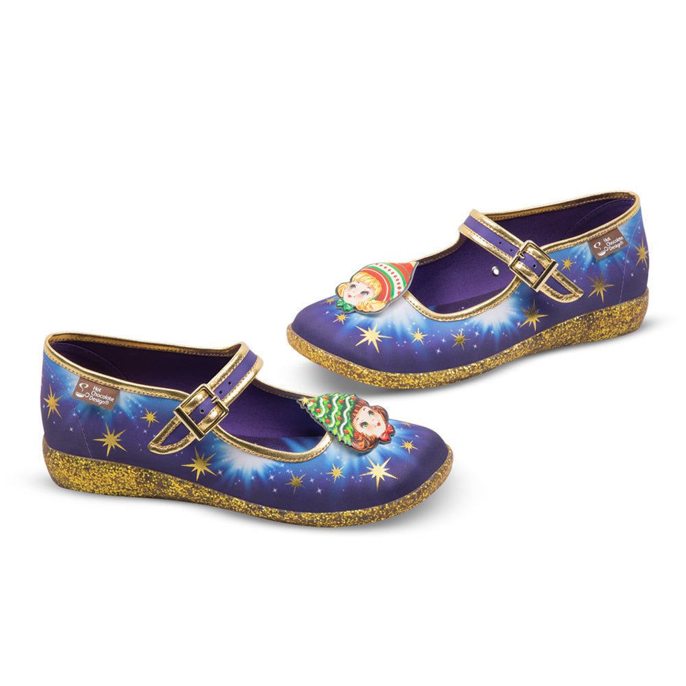 Chocolaticas® Jolly Sisters Women's Mary Jane Flat Mary Jane Flats La Vie Bien Chocolaticas® Jolly Sisters Women's Mary Jane Flat