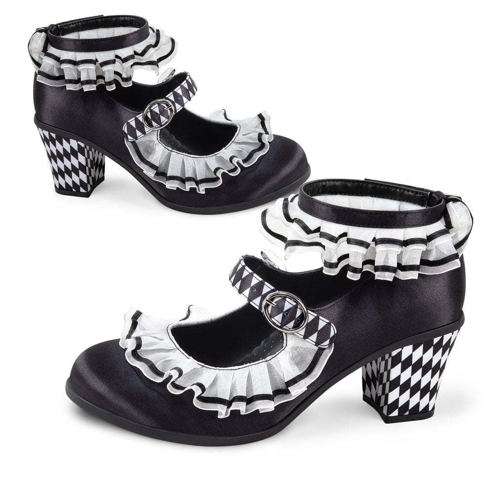 Chocolaticas® Mid Heels Arlequin Women's Mary Jane Pump Mid Heels La Vie Bien Chocolaticas® Mid Heels Arlequin Women's Mary Jane Pump