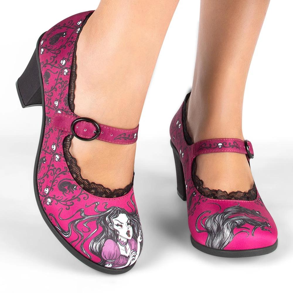 Chocolaticas® Mid Heels Carmilla Women's Mary Jane Pump by Hot Chocolate Design