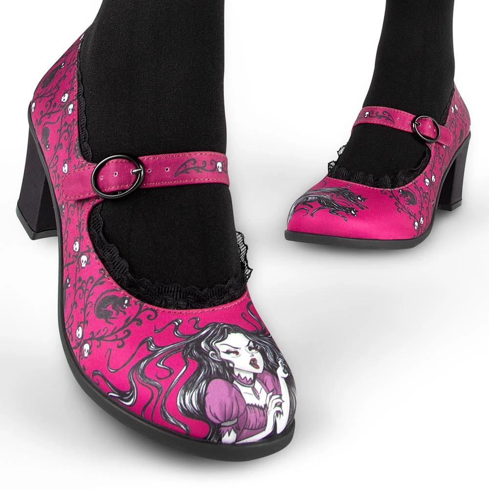 Chocolaticas® Mid Heels Carmilla Women's Mary Jane Pump by Hot Chocolate Design