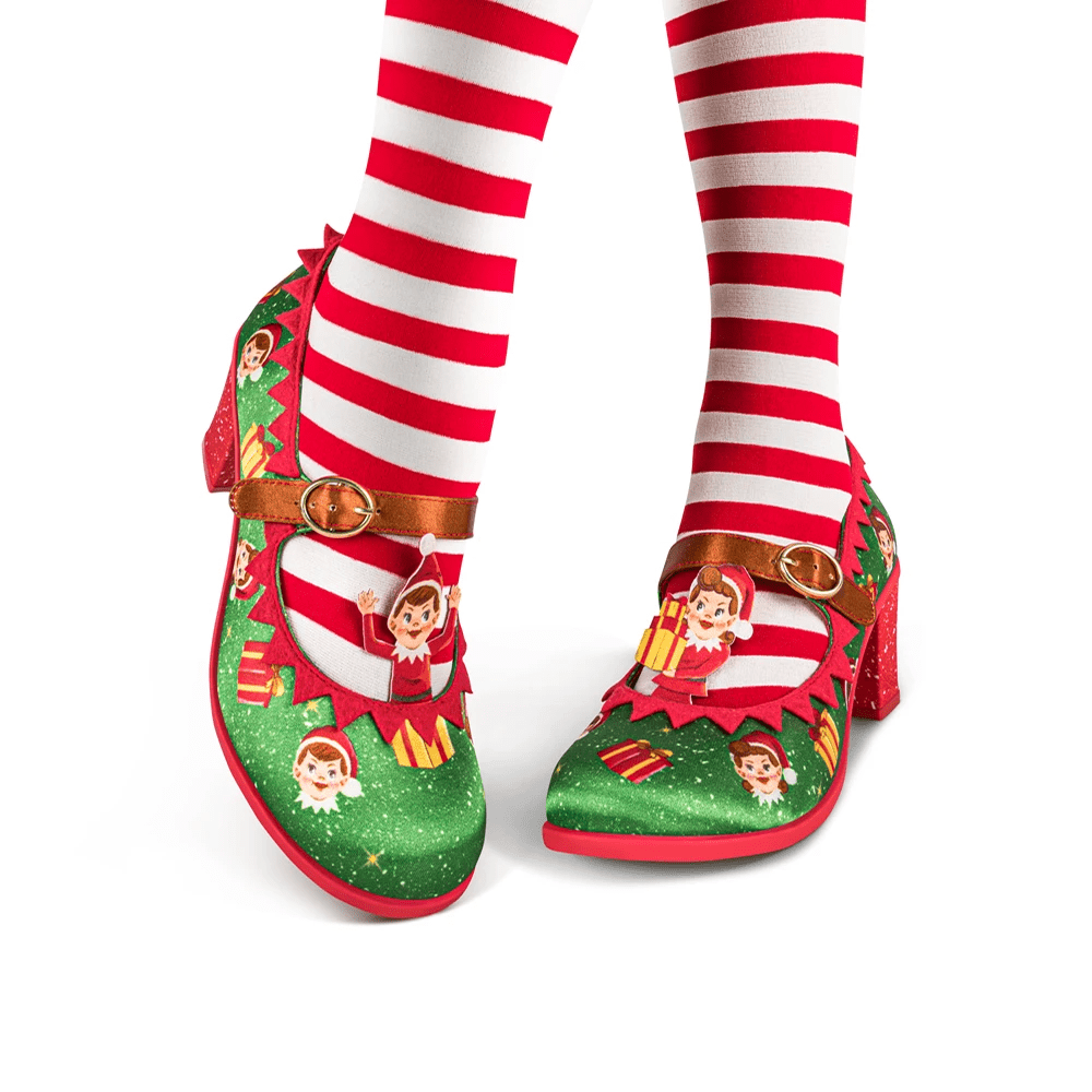 Chocolaticas® Mid Heels Elf Women's Mary Jane Pump by Hot Chocolate Design