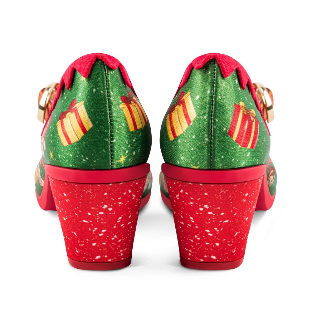 Chocolaticas® Mid Heels Elf Women's Mary Jane Pump by Hot Chocolate Design