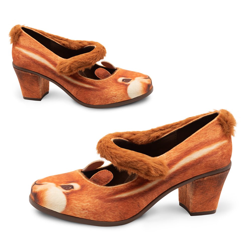 Chocolaticas® Mid Heels Nutty Cheeks Women's Mary Jane Pump Mid Heels La Vie Bien Chocolaticas® Mid Heels Nutty Cheeks Women's Mary Jane Pump