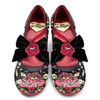 Chocolaticas® Mid Heels Rose Of Life Women's Mary Jane Pump by Hot Chocolate Design