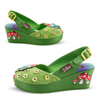 Chocolaticas® Naughty Gnome Women's Sandal Mary Jane Sandals La Vie Bien Chocolaticas® Naughty Gnome Women's Sandal