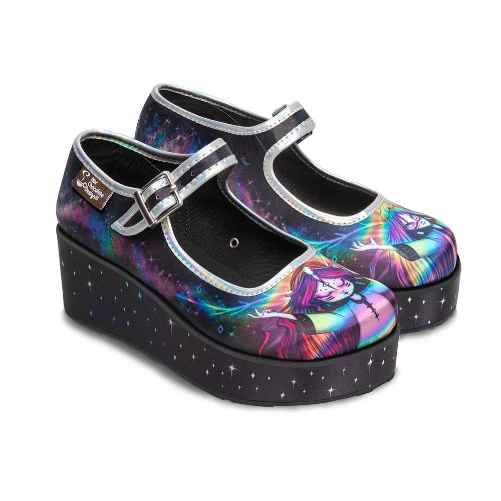 Chocolaticas® Pagan Spirit Women's Mary Jane Platform Mary Jane Platforms La Vie Bien Chocolaticas® Pagan Spirit Women's Mary Jane Platform