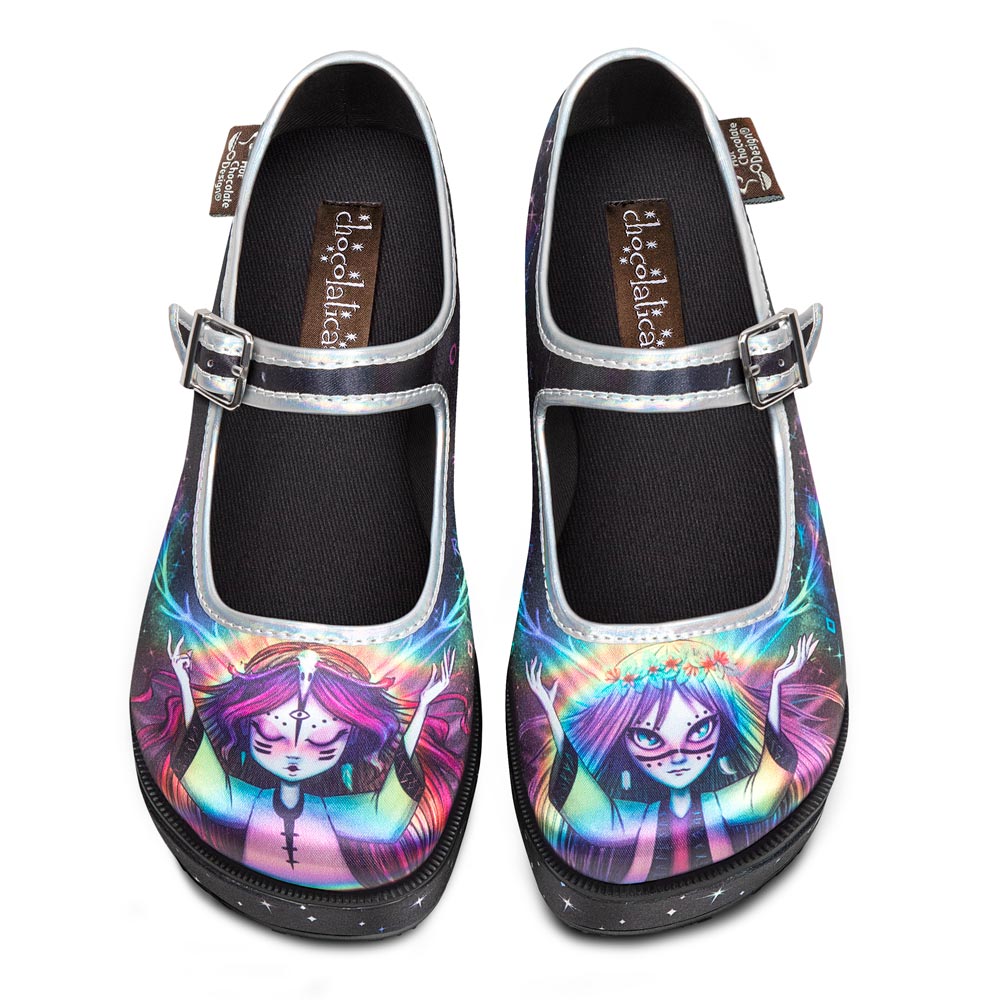 Chocolaticas® Pagan Spirit Women's Mary Jane Platform Mary Jane Platforms La Vie Bien Chocolaticas® Pagan Spirit Women's Mary Jane Platform