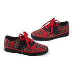 Chocolaticas® Rebel Tartan Casual Sneaker Sneakers La Vie Bien Chocolaticas® Rebel Tartan Casual Sneaker