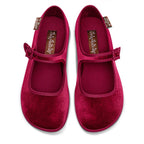 Chocolaticas® Red Wine Women's Mary Jane Flat by Hot Chocolate Design