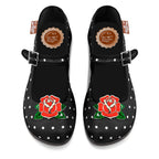 Chocolaticas® Rockabilly Women's Mary Jane Flat Mary Jane Flats La Vie Bien Chocolaticas® Rockabilly Women's Mary Jane Flat