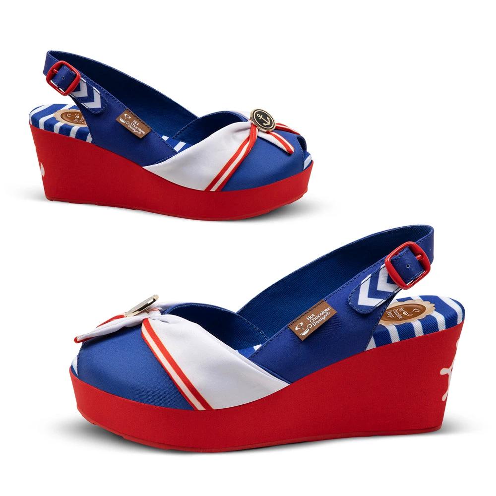 Chocolaticas® Sailors Women's Sandal by Hot Chocolate Design
