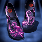 Chocolaticas® Sea Demon Women's Mary Jane Flat Mary Jane Flats La Vie Bien Chocolaticas® Sea Demon Women's Mary Jane Flat