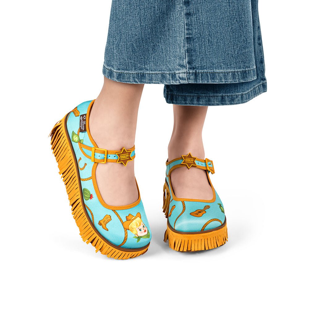 Chocolaticas® Sheriff Women's Mary Jane Platform Mary Jane Platforms La Vie Bien Chocolaticas® Sheriff Women's Mary Jane Platform