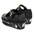 Chocolaticas® Skeletons Under Your Bed Women's Mary Jane Platform by Hot Chocolate Design