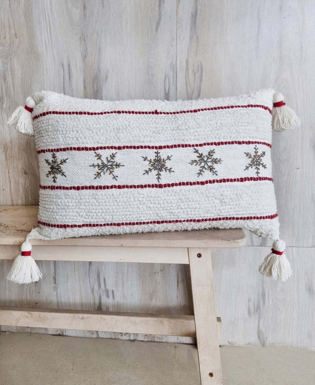 Christmas Decorative Pillow for Holidays 14"x 24" by Vibhsa