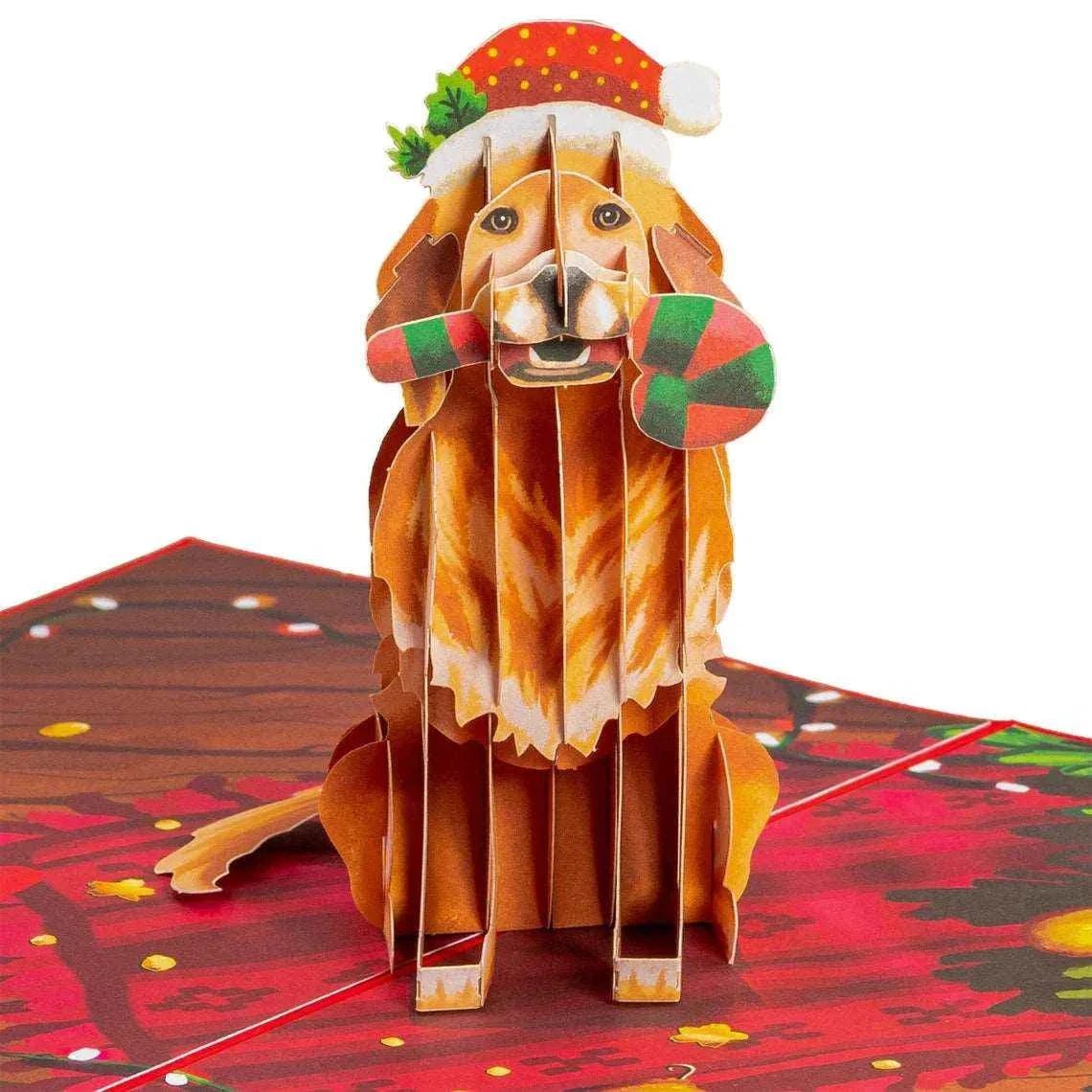 Christmas Dog Pop Up Card by Paper Love