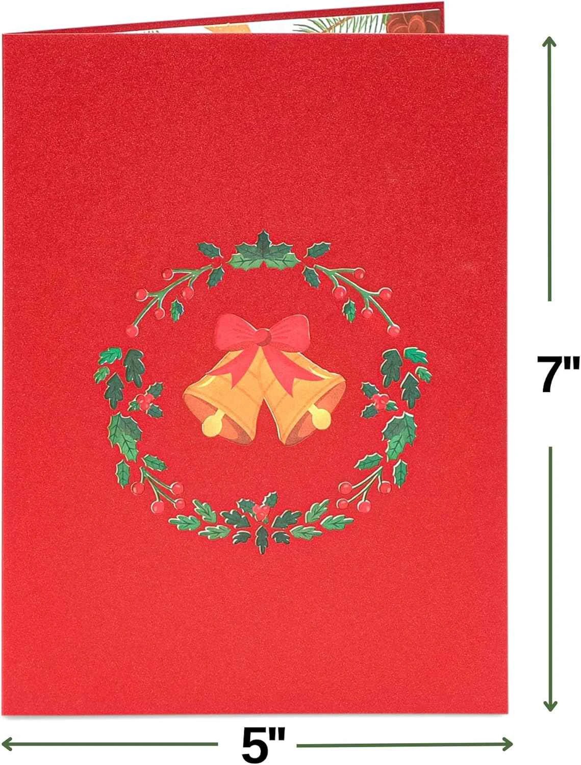 Christmas Flowers Pop Up Card by Paper Love