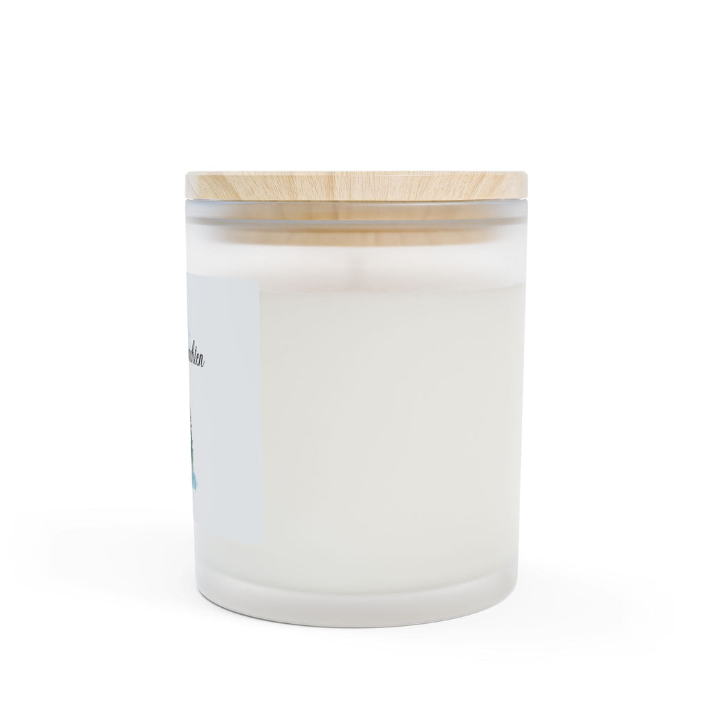 Christmas Frosted Glass Candle — "Frohe Weihnachten" Winter Pine Scented Candle (11oz) Home Decor La Vie Bien Christmas Frosted Glass Candle — "Frohe Weihnachten" Winter Pine Scented Candle (11oz)