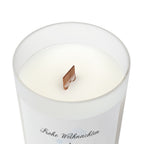 Christmas Frosted Glass Candle — "Frohe Weihnachten" Winter Pine Scented Candle (11oz) Home Decor La Vie Bien Christmas Frosted Glass Candle — "Frohe Weihnachten" Winter Pine Scented Candle (11oz)