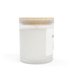 Christmas Frosted Glass Candle — "Frohe Weihnachten" Winter Pine Scented Candle (11oz) Home Decor La Vie Bien Christmas Frosted Glass Candle — "Frohe Weihnachten" Winter Pine Scented Candle (11oz)