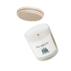 Christmas Frosted Glass Candle — "Frohe Weihnachten" Winter Pine Scented Candle (11oz) Home Decor La Vie Bien Christmas Frosted Glass Candle — "Frohe Weihnachten" Winter Pine Scented Candle (11oz)