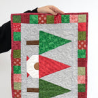 Christmas Gnomes Quilted Table Runner Precut Quilt Kit Quilt Kit La Vie Bien Christmas Gnomes Quilted Table Runner Precut Quilt Kit