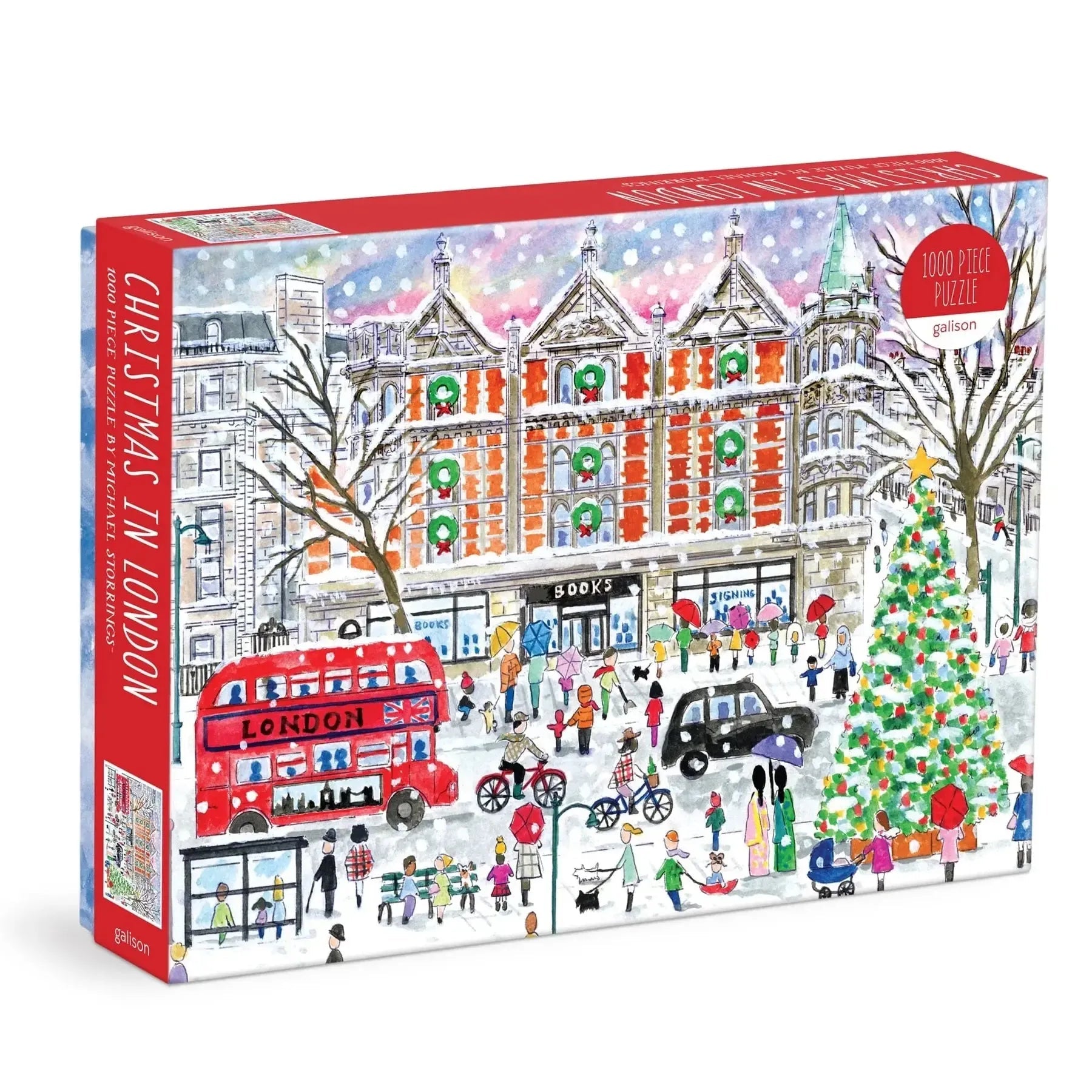 Christmas in London 1000 Piece Jigsaw Puzzle Galison Jigsaw Puzzle La Vie Bien Christmas in London 1000 Piece Jigsaw Puzzle Galison