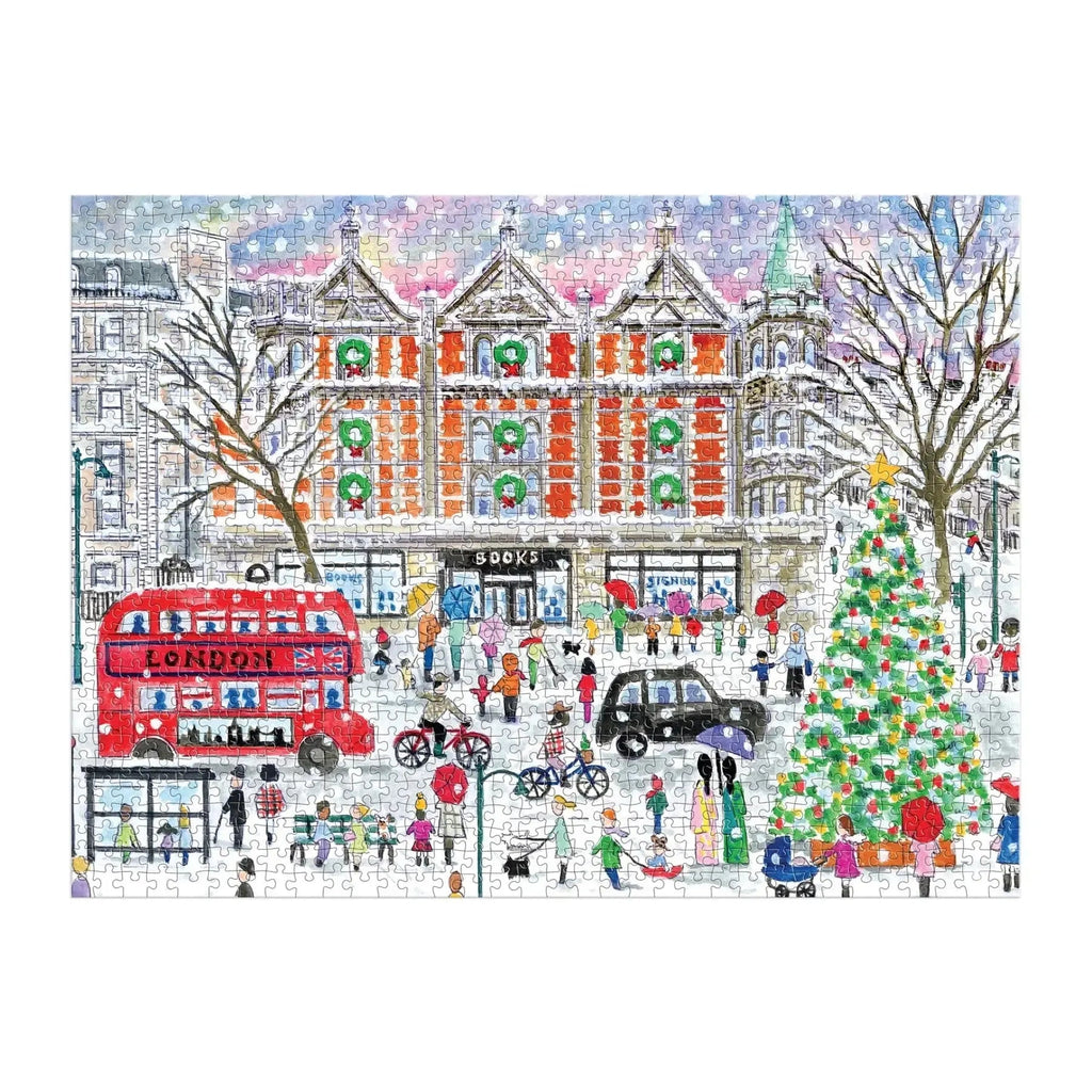 Christmas in London 1000 Piece Jigsaw Puzzle Galison Jigsaw Puzzle La Vie Bien Christmas in London 1000 Piece Jigsaw Puzzle Galison