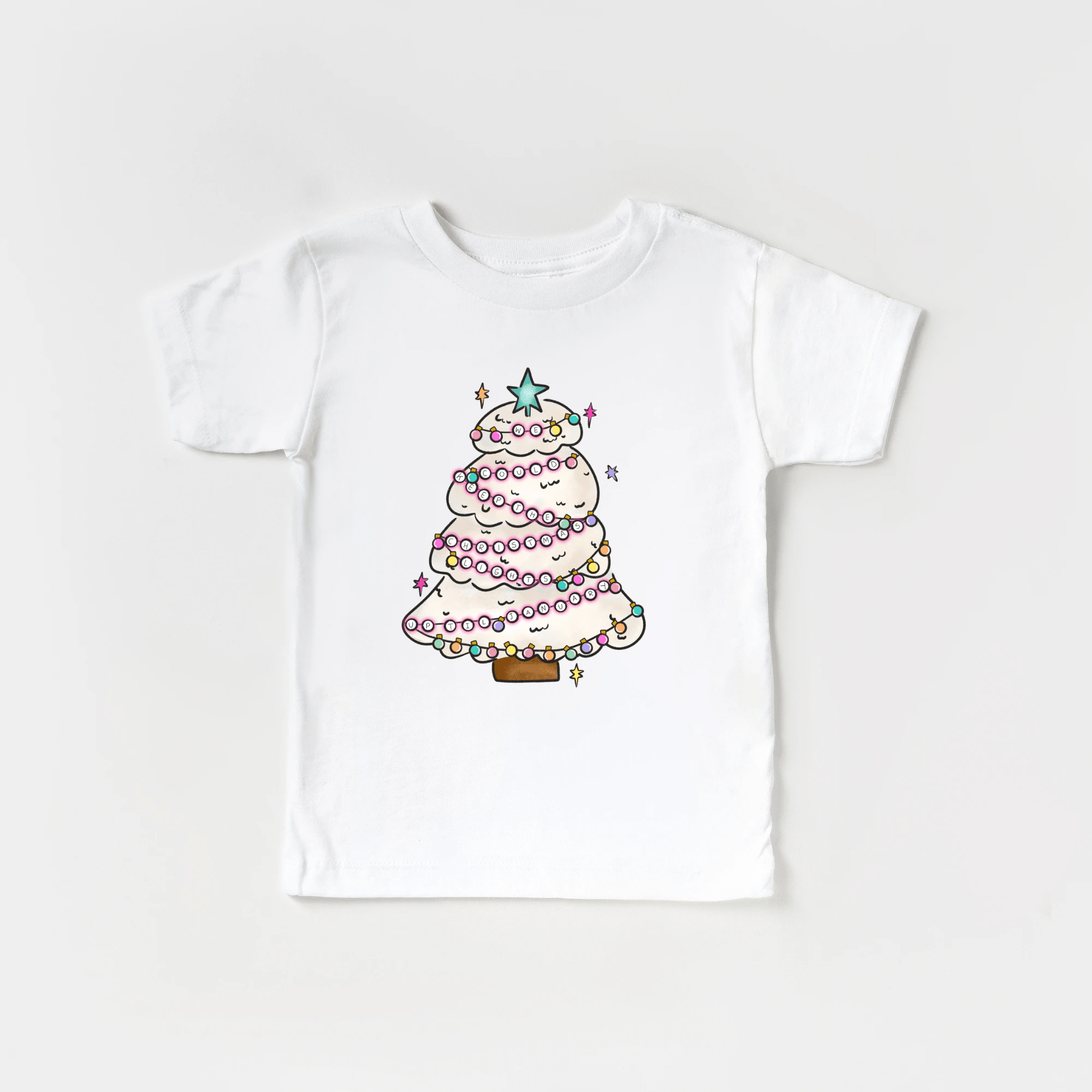 Christmas Lights up till January by Benny and Ray Apparel