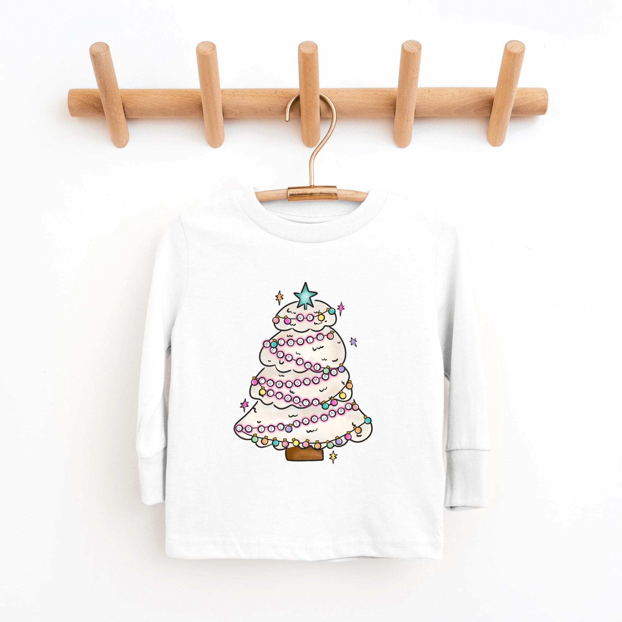Christmas Lights up till January by Benny and Ray Apparel