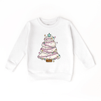 Christmas Lights up till January toddler and youth Sweater by Benny and Ray Apparel