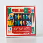 Christmas Lights Vintage Christmas Coaster Set coaster set La Vie Bien Christmas Lights Vintage Christmas Coaster Set