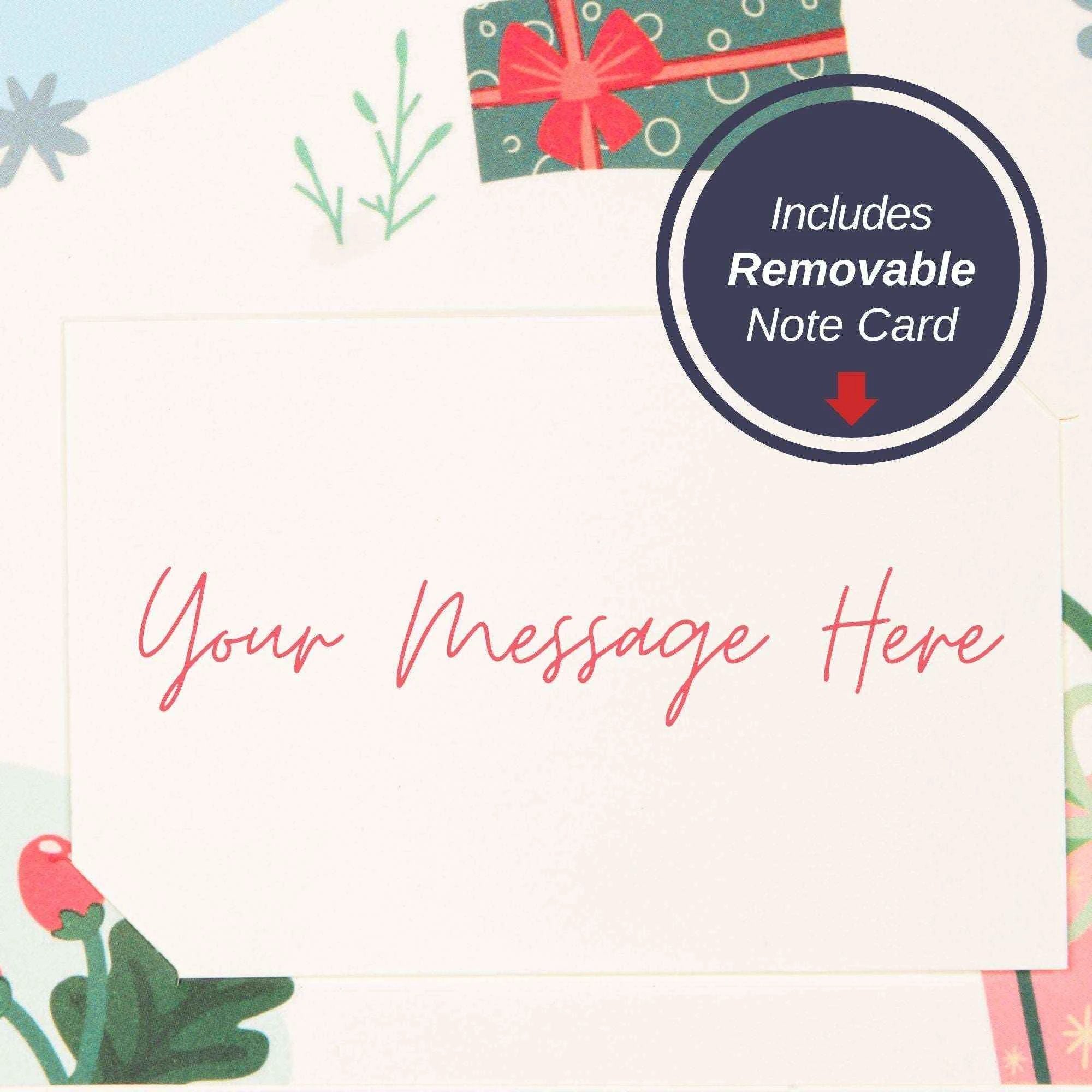 Christmas Night Frndly Pop Up Card, 5" x 7" Cover by Paper Love