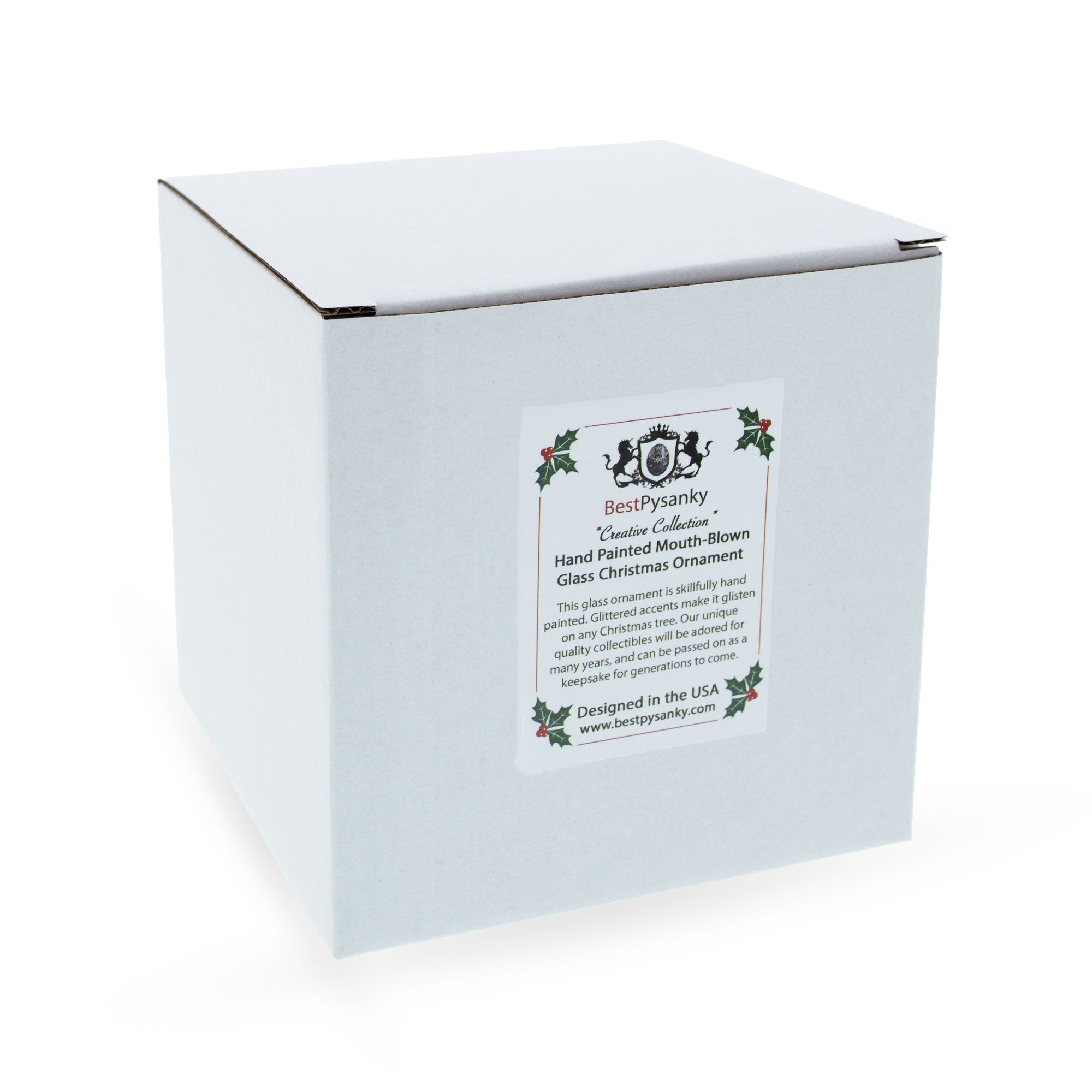 Golden Buddha Glass Christmas Ornament