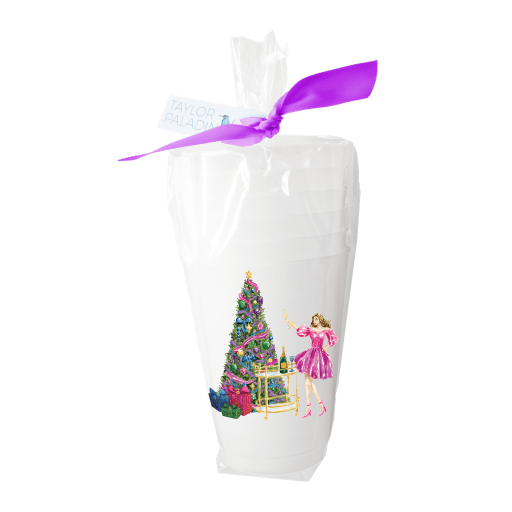 Christmas Party Frosted Cup Frosted Cups La Vie Bien Christmas Party Frosted Cup
