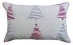 Christmas Pillow Colorful Tree 14" x 24" by Vibhsa