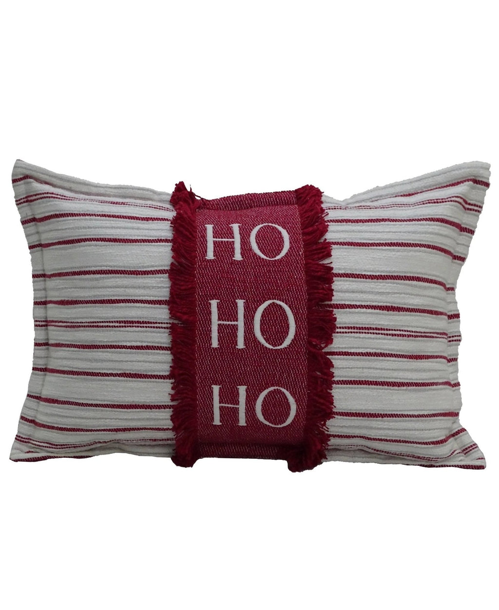 Christmas Throw Pillow- HoHoHo 14" x 24" by Vibhsa